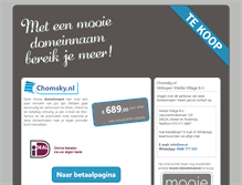 Tablet Screenshot of chomsky.nl